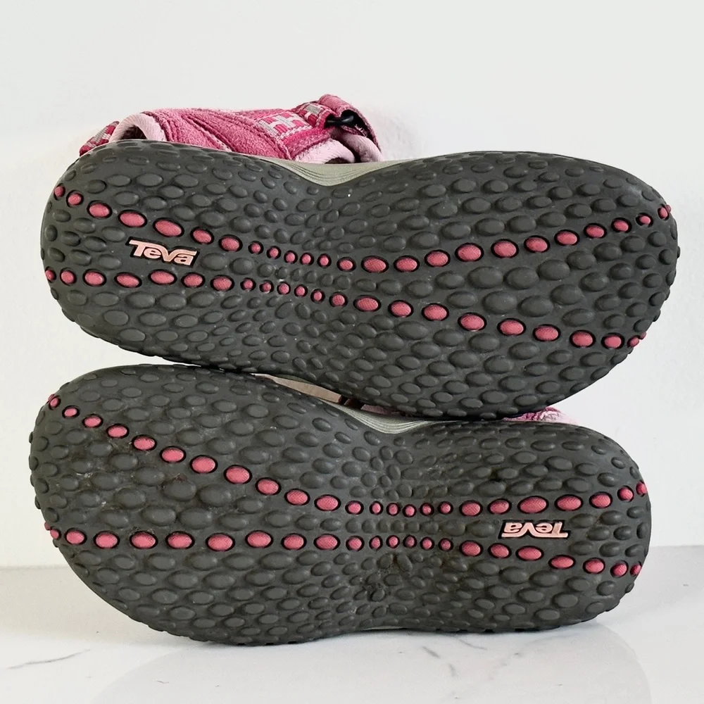 Teva Spoiler 2K Sport Sandals Pink Little Girl 2 Style 6202 Honeysuckle